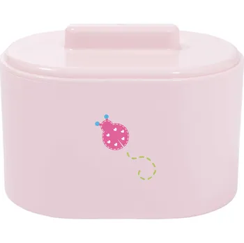 Úložný box Bébéjou Kombi-box ABC sv. růžová
