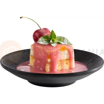 Miska z černého melaminu, průměr 15 cm | APS, Nero