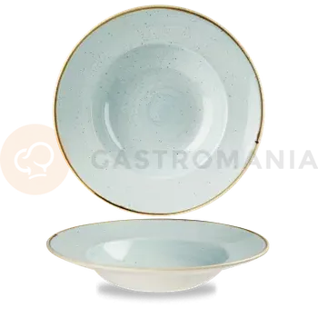 Talíř Porcelánový hluboký talíř s širokým okrajem 468 ml | CHURCHILL, Stonecast Duck Egg Blue