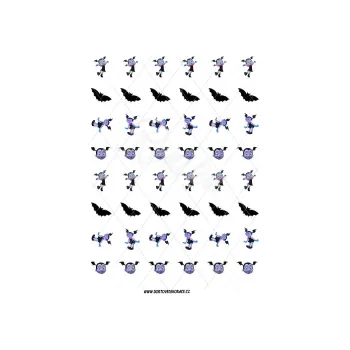 Jedlá dekorace na dort VAMPIRINA s110