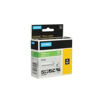 Pásek do tiskárny Dymo, originální páska do tiskárny štítků, 1805420, bílý tisk/zelený podklad, 5,5m, 19mm, RHINO vinylová profi D1