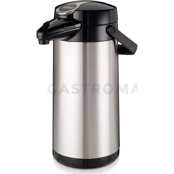 Termoska Termos 2,2 l s pumpičkou, vložka a opláštění z nerezové oceli | BRAVILOR BONAMAT, Airpot Furento