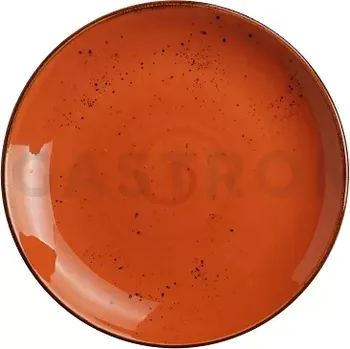 Talíř Plytký talíř z porcelánu, 26 cm, oranžový | FINE DINE, Kolory Ziemi Dahlia
