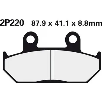 Brzda pro motocykl Přední brzdové destičky Nissin Honda XRV 650 Africa Twin 1988 - 1989 směs ST
