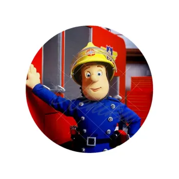 Jedlá dekorace na dort POŽÁRNÍK SAM, VARIANTA Jedlý papír 934