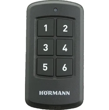 Pohon brány Hörmann Průmyslový dálkový ovladač Hörmann HSI 6 BS černá