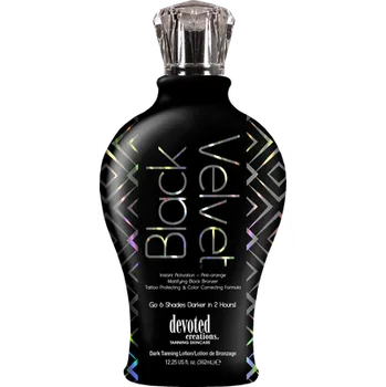 Přípravek do solárií Devoted Creations Black Velvet 362 ml (solární kosmetika)
