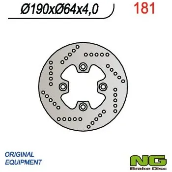 Brzda pro motocykl Zadní brzdový kotouč NG Suzuki 50 KATANA R MOVISTAR 2001 - 2002