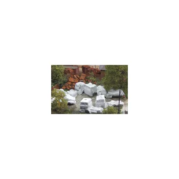 autíčko 1/87 Scrap trucks grey 3psc / Šrot nákladní auta šedá