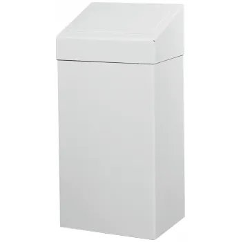 Odpadkový koš Nádoba na tříděný odpad N9600, objem 50 litrů, šedá