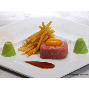 Kuchyňská sůl Silikonová forma SF082 BIG SQUARE SAVARIN čtverec 62,5x62,5x25 mm | SILIKOMART, Square