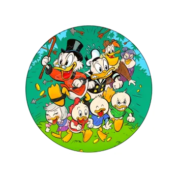 Jedlá dekorace na dort KAČEŘI úprk, VARIANTA Jedlý papír 1027