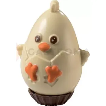 Čokoládová tyčinka Forma na 3D figurky - Kuřátko, 1 ks x 460g, 160x120x210 mm - MAC602S | MARTELLATO, 3D Easter