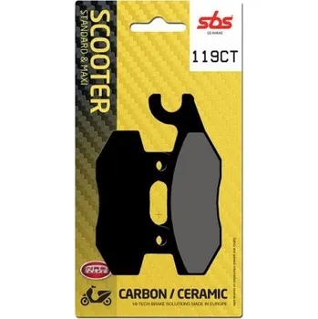 Brzda pro motocykl Zadní brzdové destičky SBS Keeway 125 Speed 2006 - 2012 směs CT