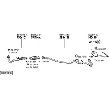 Katalyzátor katalyzátor Bosal 091-795
