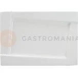 Porcelánový obdélný servírovací talíř 22 x 30,5 cm | AMBITION, Kubiko