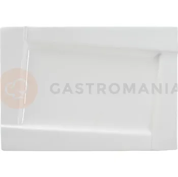 Porcelánový obdélný servírovací talíř 22 x 30,5 cm | AMBITION, Kubiko