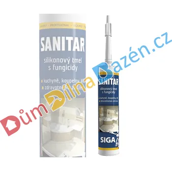 stavební silikon Silikon Sanitar Siga PRO 310ml Barva: bahama