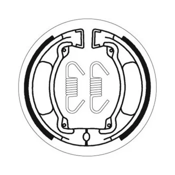 Brzda pro motocykl Přední brzdové destičky SBS Yamaha YB 100 1982 - 1986