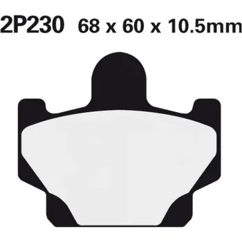 Brzda pro motocykl Přední brzdové destičky Nissin Yamaha RD 125 LC 1982 - 1984 směs SS