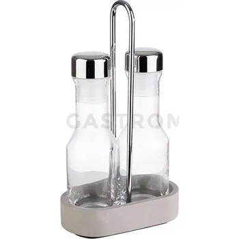 Servírovací stolek Sada nádob na olej a ocet 8 x 14 cm, beton | APS, Element