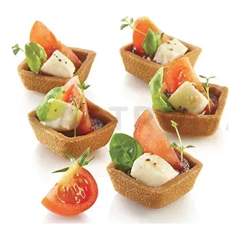 Kuchyňská sůl Silikonová forma na mini čtvercové zákusky, 30x 35x35x16 mm | SILIKOMART, Air Plus 20 Square