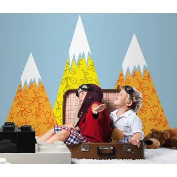 Fototapeta Coloray Samolepky na zeď Žluté hory BubblesFree BubblesFree coloraydecor-wd-pw-0008