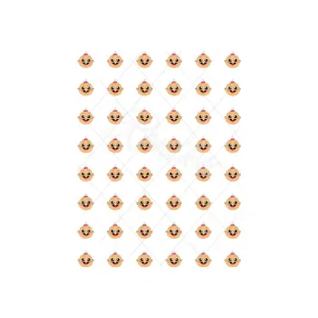 Jedlá dekorace na dort MIMINKO HOLKA s85