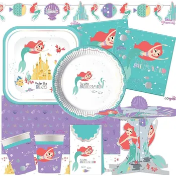 Party dekorace Párty set Malá mořská víla - Ariel under the Sea