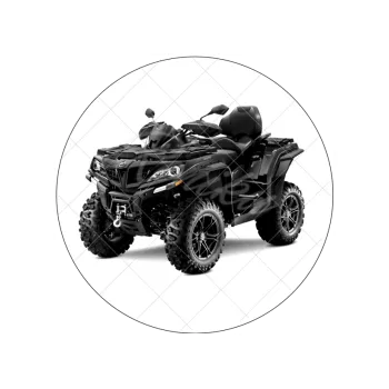 Jedlá dekorace na dort ČTYŘKOLKA pracovní, VARIANTA Jedlý papír 1442