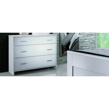 Komoda FMP-lignum Komoda Sandra 3-zásuvková Buk - jádro masiv Lak přírodní 84x100x45.5 cm