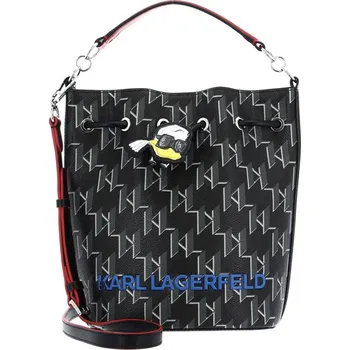 Kabelka Dámská kabelka do ruky 231W3123 Karl Lagerfeld Barva: Černá