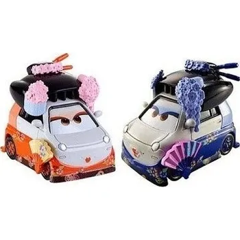MATTEL CARS 3 CARS DAREDEVIL GARAGE OKUNI A SHIGEKO 2-PACK 60