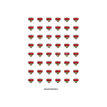 Jedlá dekorace na dort BRAWL STARS s102