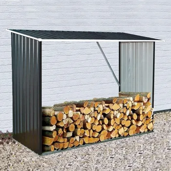 Zahradní stavba Avenberg Baltic Optimal 217 x 89 x 154 cm Antracitová