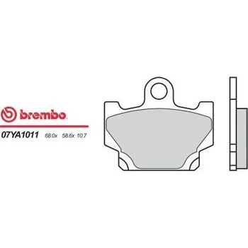 Brzda pro motocykl Přední brzdové destičky Brembo Yamaha 550 XZ 1983 - směs 11