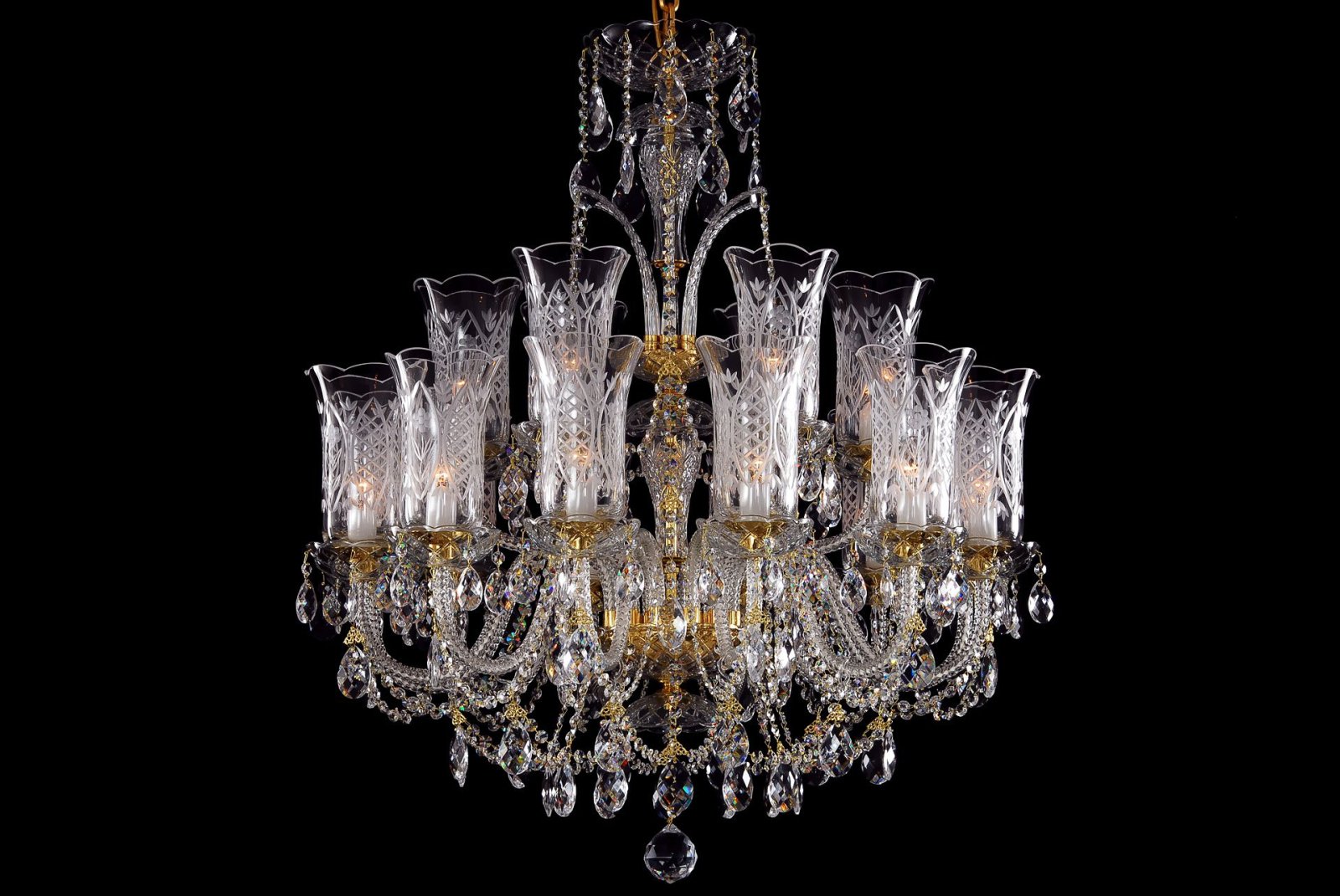 LUCKY GLASS Lustr CH-18 Crystal-DT