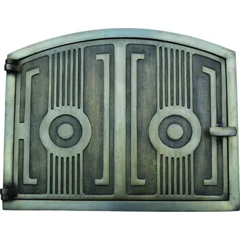 Poštovní schránka Pec litinová - OBLOUK-MOSAZ+plech. tělo