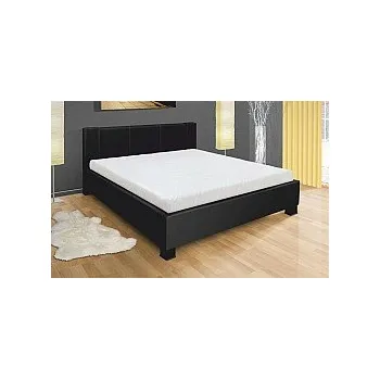 Postel Postel FANNY 180cm, s roštem a s úložným prostorem ekokůže hnědá