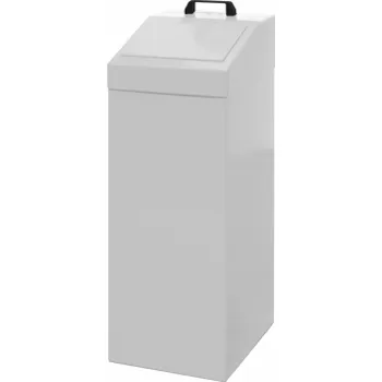 Odpadkový koš Nádoba na tříděný odpad N9610, objem 100 litrů, šedá