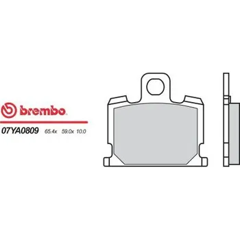 Motodíl Přední brzdové destičky Brembo Yamaha 750 MAXIM 1981 - směs 09