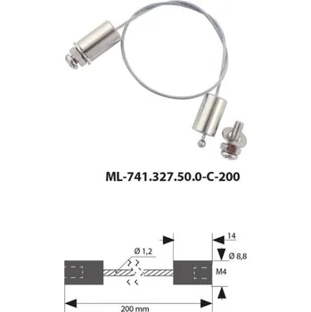 Sada k zavěšení McLED 200mm ML-741.327.50.0-C-200