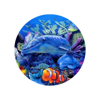 Jedlá dekorace na dort POD MOŘEM kreslený, VARIANTA Jedlý papír 539