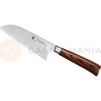 Nůž Santoku, 12 cm | TAMAHAGANE, SAN Brown