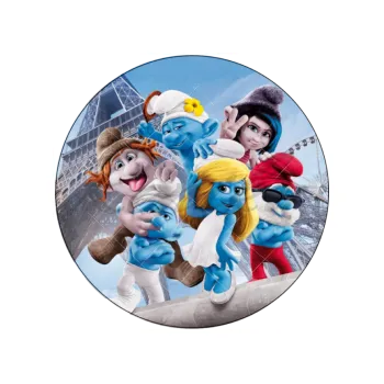 Jedlá dekorace na dort ŠMOULOVÉ v Paříži, VARIANTA Jedlý papír 506