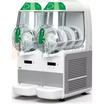 Barová židle Podvojný dávkovač na granitu, sorbety, koktejly, šejky 2x 10 l, 400x510x680 mm | BRAS, B-FROZEN Digital