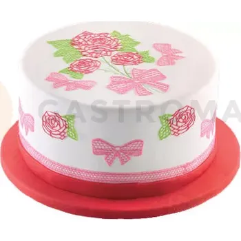 Výroba svíčky Silikonová podložka na krajkové ozdoby a dekorace TRD14 ROSES | SILIKOMART, Tricot Decor