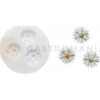 Kuchyňská sůl Forma na cukrovou hmotu SLK 241 - sedmikrásky, 24x24 mm | SILIKOMART, Sugarflex Flower