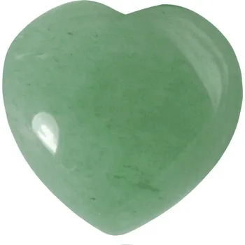 Milujeme Kameny Avanturín zelený - srdce cca 2.5 cm 202979