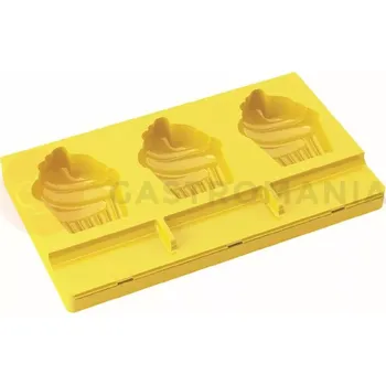 fomička na zmrzlinu Sada 2 forem na nanuky Pavogel Pocket + dřívka 50 ks + tác - 50x70 mm, 40 ml - KITPL09 | PAVONI, Cupcake
